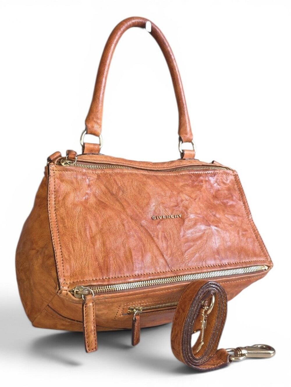 Givenchy Pandora Sheepskin Leather Shoulder Bag